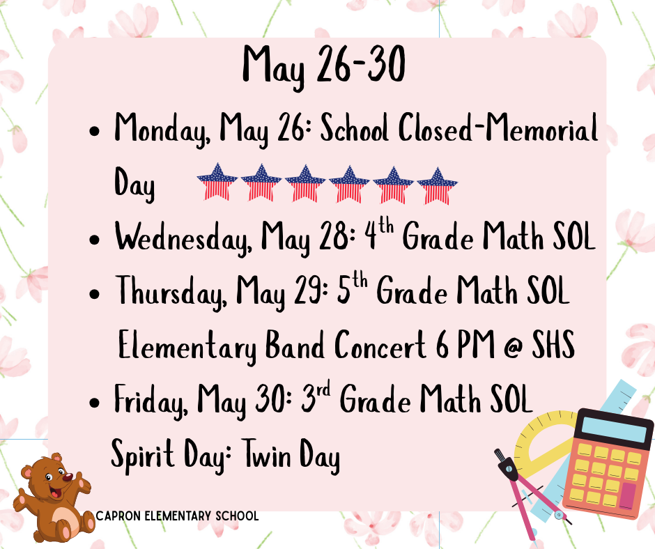 May 26 May 26